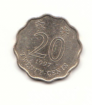  20 cent Hong Kong 1997 (G592)   