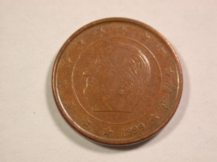  14103 Belgien  1 Cent 1999 in f.st/ST Orginalbilder   