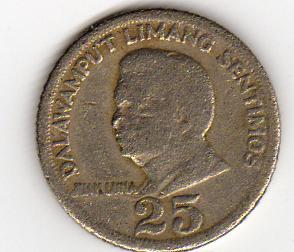  Philippinen 25 Sentimos 1970   