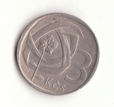  3 Kronen  Tschechoslowakei 1968 (G668)   
