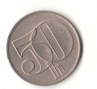  50 Heller  Tschechoslowakei 1991 (G680)   