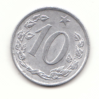  10 Heller  Tschechoslowakei 1967 (G689)   