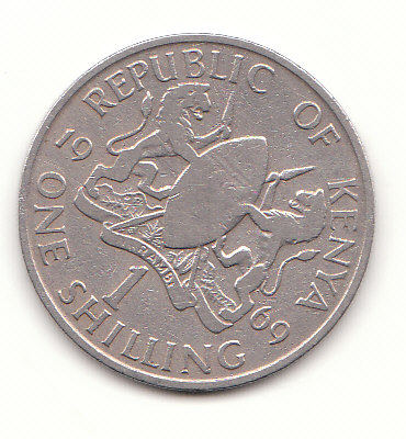  1 Shilling Kenia 1969 (G739)   