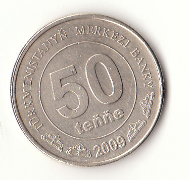  Turkmenistan 50 Tenne 2009  (G740)   