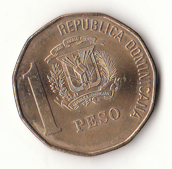 1 Peso Dominikanische Republik 1997 (G014)   