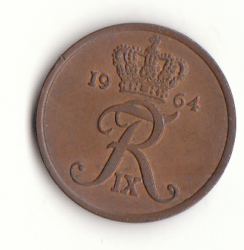  5 Öre Dänemark 1964 (G751)   