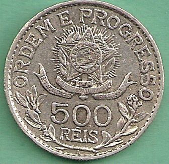  Brazil 500 Reis 1913 A   