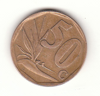  50 Cent Süd- Afrika 1997 (G864)   