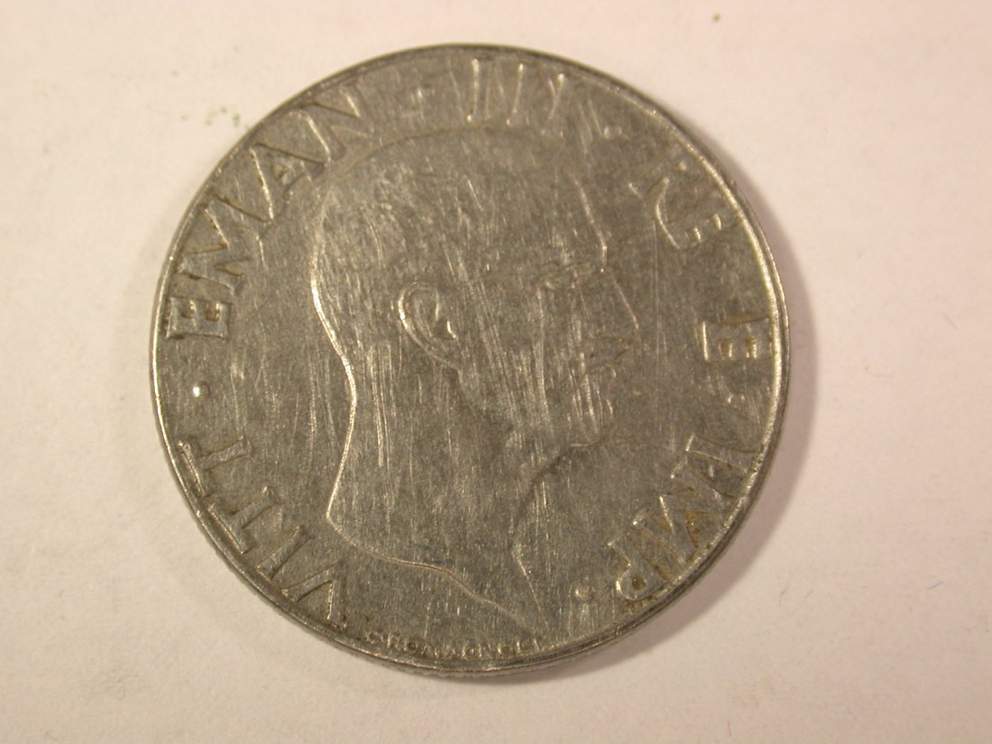  14110 Italien  50 Centisimi 1940 in  ss-vz Orginalbilder   