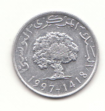  5 Millimes Tunesien 1997  / 1418 (G896)   