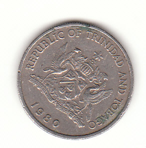  Trinidad und Tobago 25 Cent 1980( F716)   