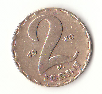  2 Forint Ungarn 1970 (G976)   