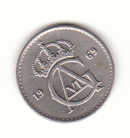 25 Öre Schweden 1969 (G116)   