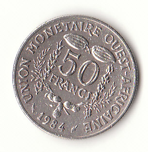  50 francs Westafrika 1984 (H028)   