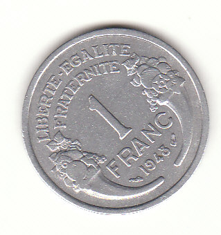  1 Francs Frankreich 1948 (H097)   