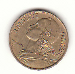  5 Centimes Frankreich 1971 (H104)   