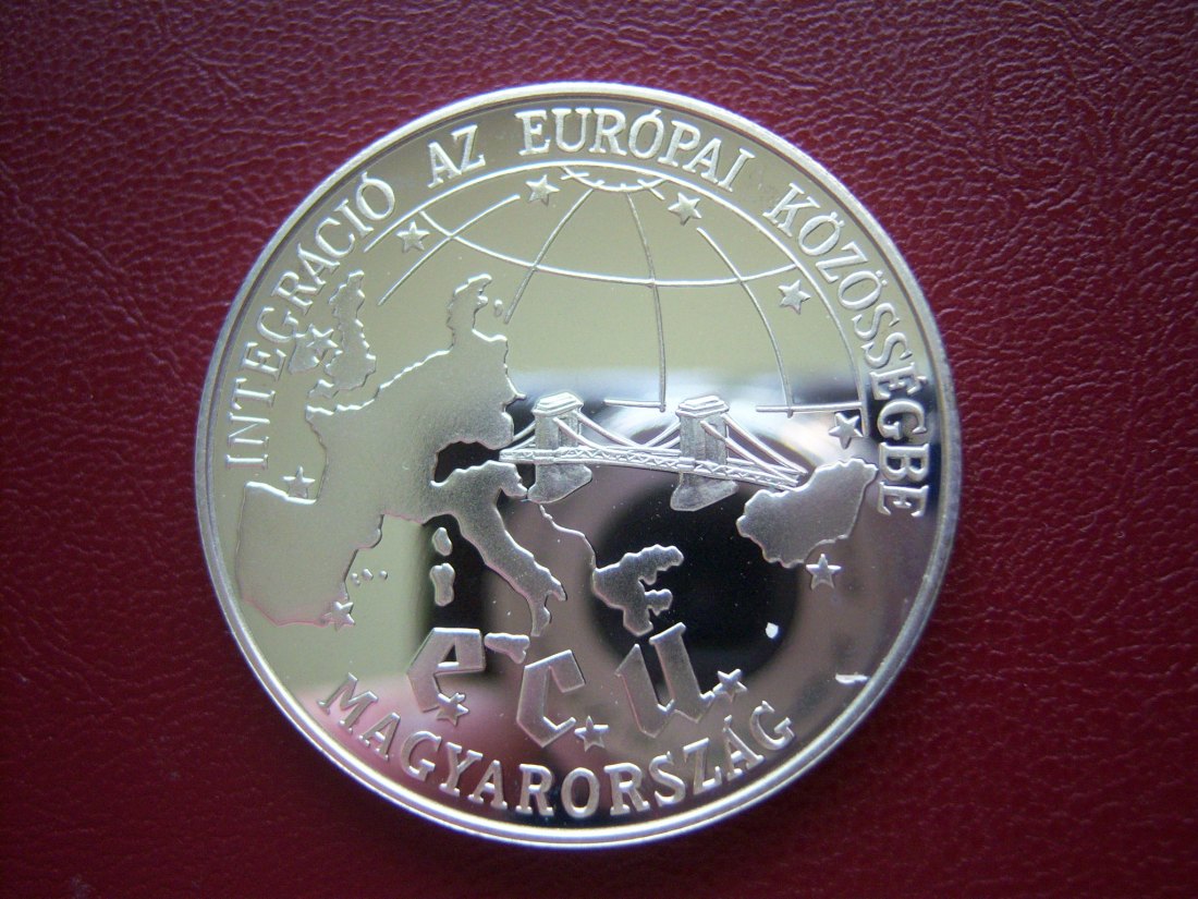  Ungarn,500 Forint 1993,Silber,PP   