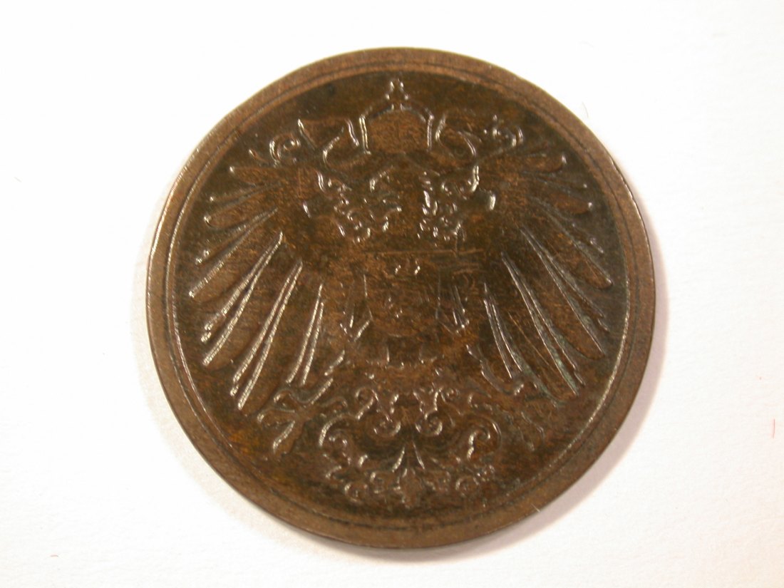  14007 KR 1 Pfennig  1899 G in ss Orginalbilder   