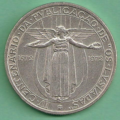  Portugal - 50 Escudos 1972 Silber   
