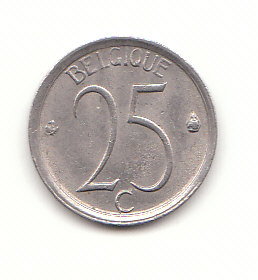  25 Centimes 1972 Belgique (H195)   