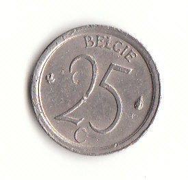  25 Centimes 1972 Belgie (G259)   