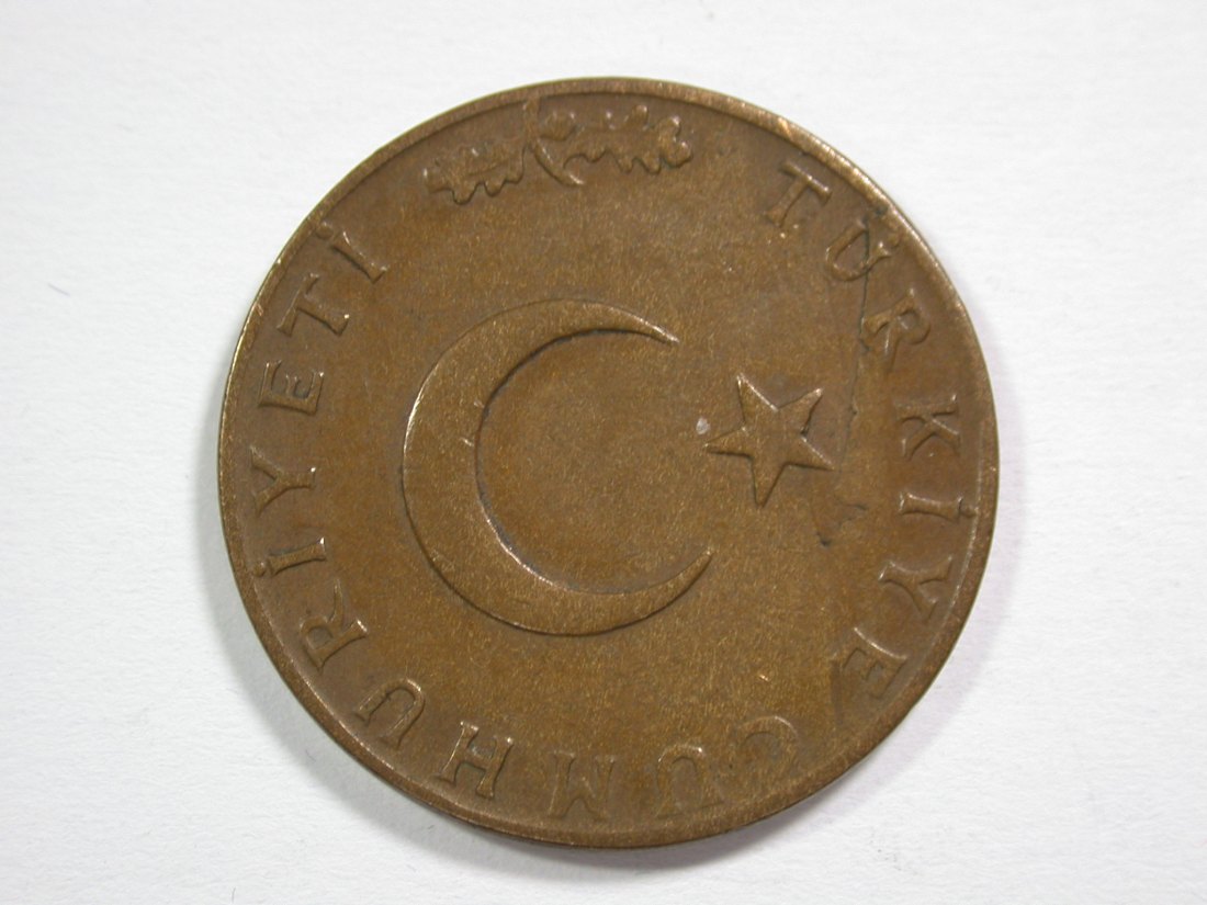  14304  Türkei 10 Kurus 1967 in f.vz  Orginalbilder   