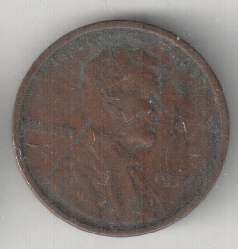 USA 1 Cent 1919 ss-   