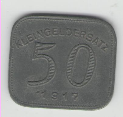  50 Pfennig Ludwigsburg 1917(k355)   