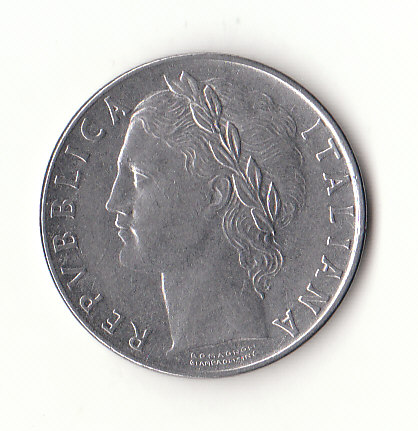  100 Lire Italien 1957 (H222)   