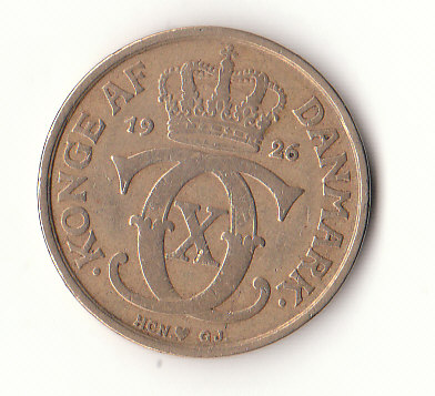  1 Kroner Dänemark  1926  (H232)   