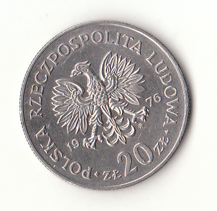  20 Zlotych 1976 Marceli Nowwotko  (H236)   