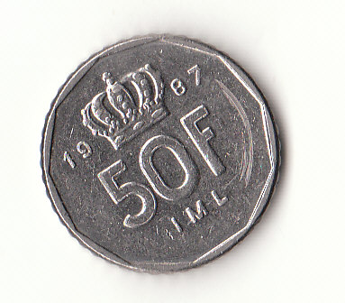  Luxemburg 50 Francs 1987 (H238)   