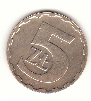 5 Zloty Polen 1987 (H382)   
