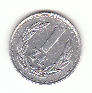  1 Zloty Polen 1985 (H384)   