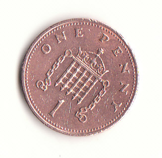  Großbritannien 1 Penny 1990 (F395)   
