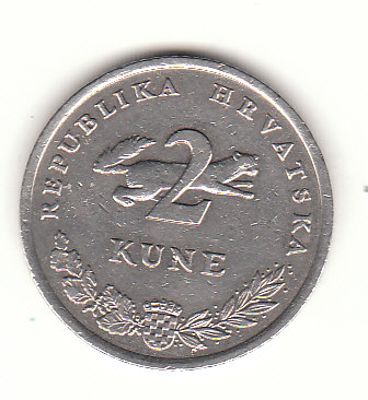  2 Kune Kroatien 1993 (H446)   