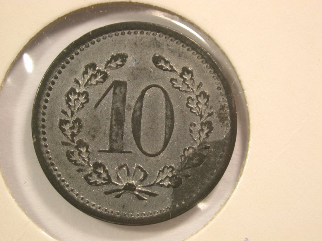  14309 Lauf 1917  10 Pfennig in vz-st ! Orginalbilder   