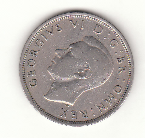  1/2 Crown Großbritanien 1948 (H507)   