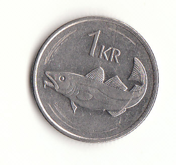  1 Krona Island 1994 (H580)   