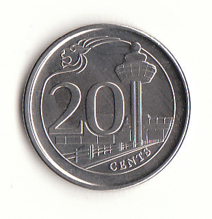  20 Cent Singapore 2013 (H591)   