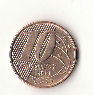  10 Centavos Brasilien 2013 (H631)   