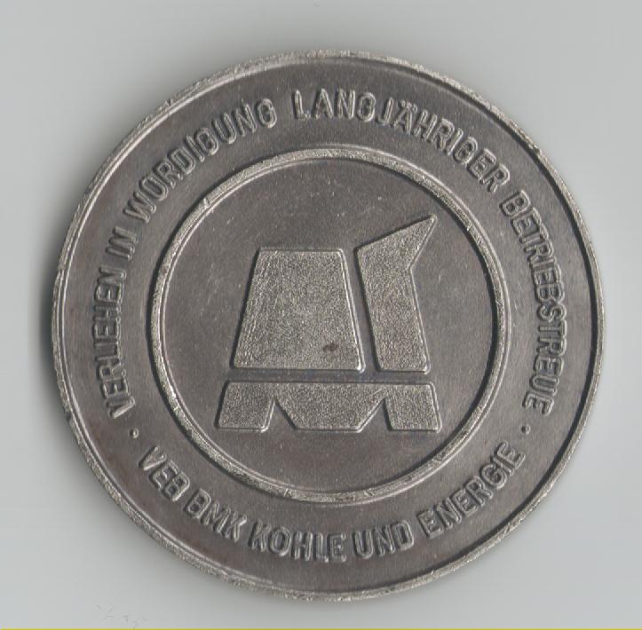  Medaille VEB BMK Kohle und Energie(k380)   