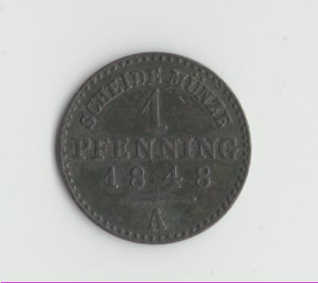  1 Pfennig Preussen 1848 A(k402)   