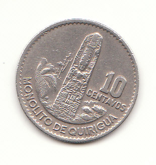  10 Centavos Guatemala 1968 (H592)   