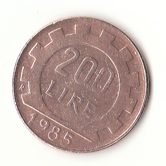  200 lire Italien 1985 (G433)   