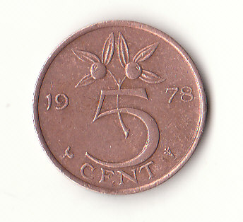  5 cent Niederlanden 1978 (F955)   