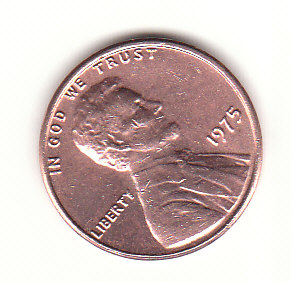  1 Cent USA 1975 ohne Mz.   (H837)   