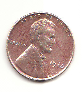 1 Cent USA 1946 ohne  Mz.   (H842)   