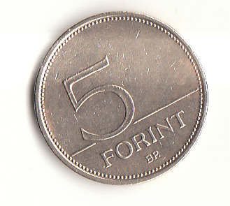  5 Forint Ungarn 1993 (H872)   