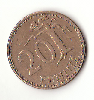  20 Pennia Finnland 1971  (H897)   